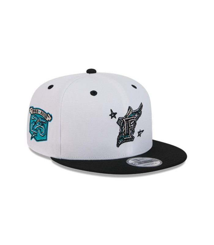 Gorra 9fifty Florida Marlins Official Doodles White