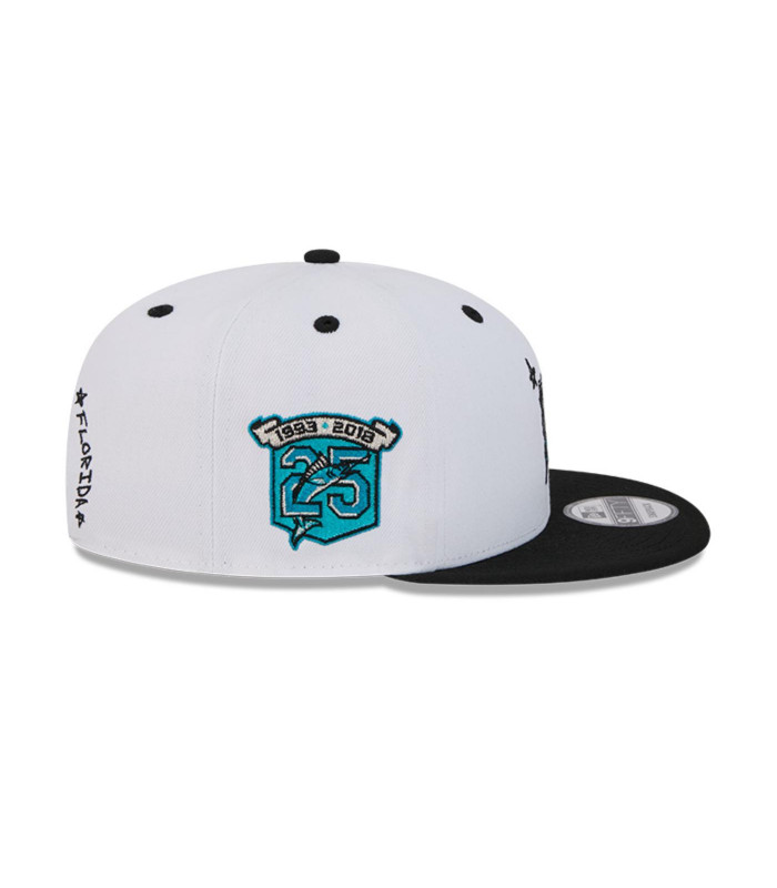 Gorra 9fifty Florida Marlins Official Doodles White