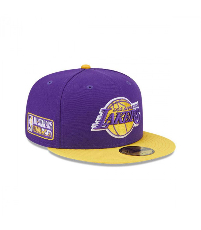 Gorra 59Fifty Los Angeles Lakers NBA OTC Purple