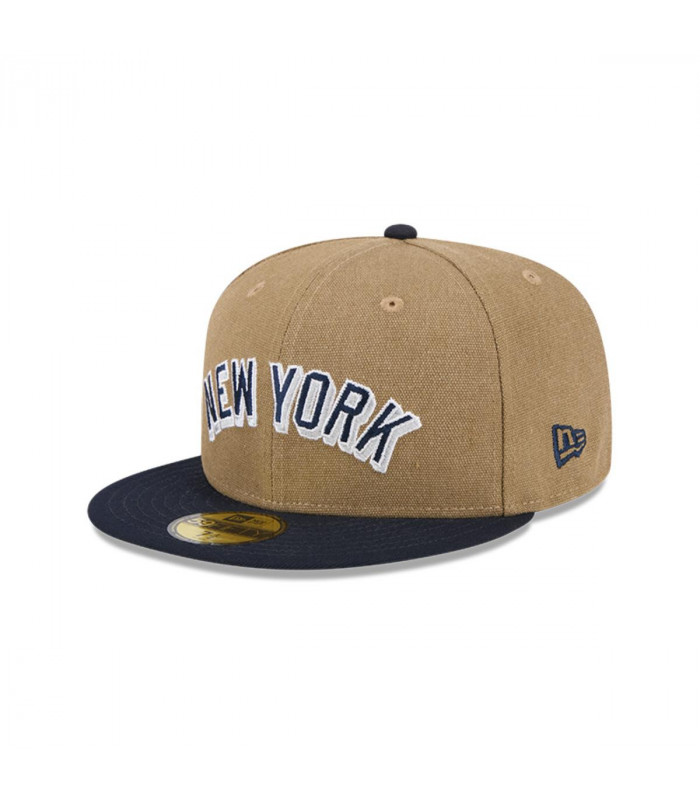 Gorra 59Fifty MLB New York Yankees Canvas Crown Beige