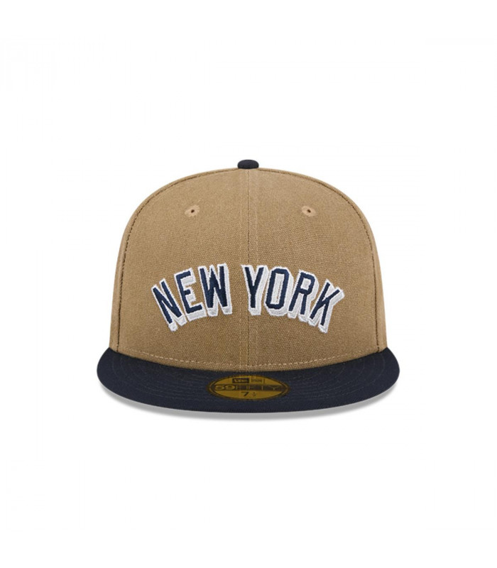 Gorra 59Fifty MLB New York Yankees Canvas Crown Beige