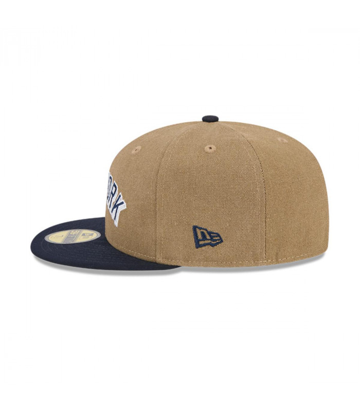 Gorra 59Fifty MLB New York Yankees Canvas Crown Beige