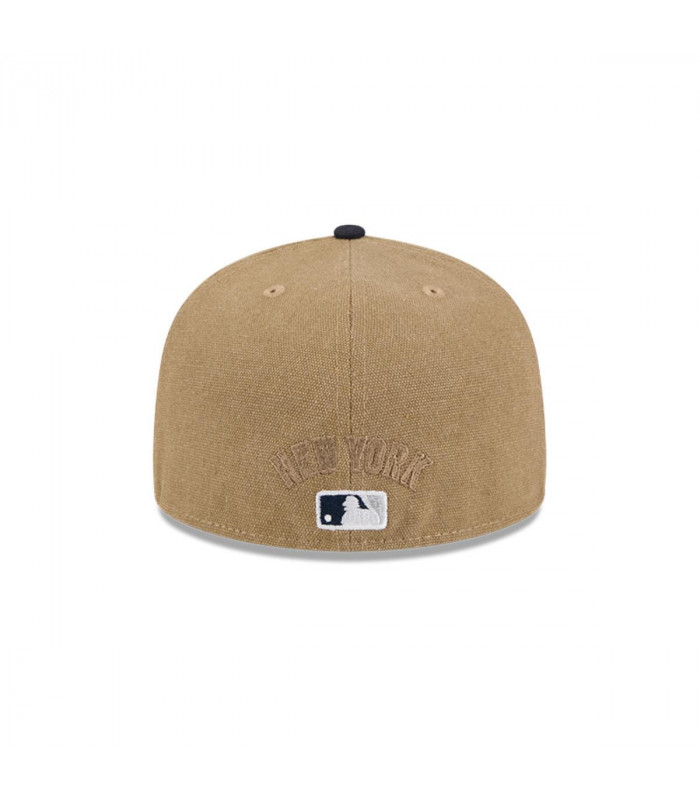 Gorra 59Fifty MLB New York Yankees Canvas Crown Beige