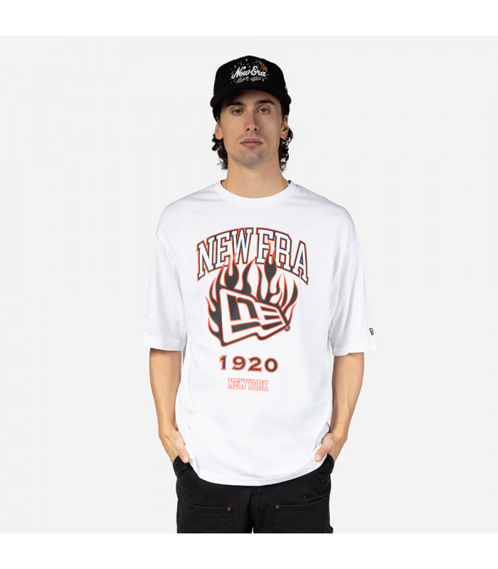 Polo Tee Flag OS NE Flame White