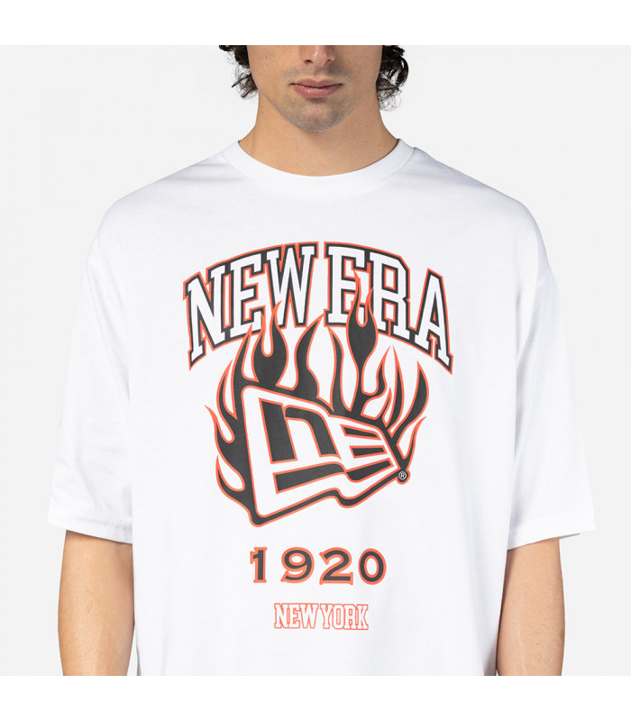 Polo Tee Flag OS NE Flame White