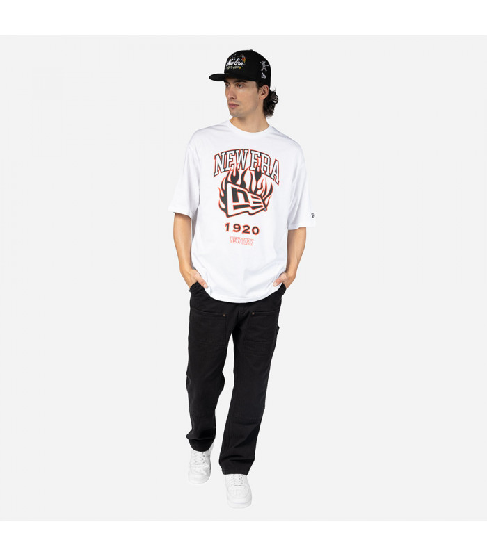 Polo Tee Flag OS NE Flame White