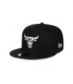Gorra 9fifty Chicago Bulls Chain Stitch Black