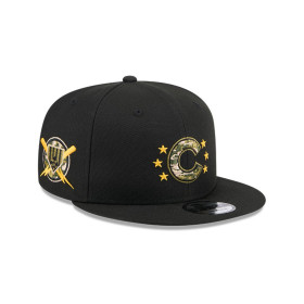 Gorra 9fifty Chicago Cubs MLB Armed Forces Black