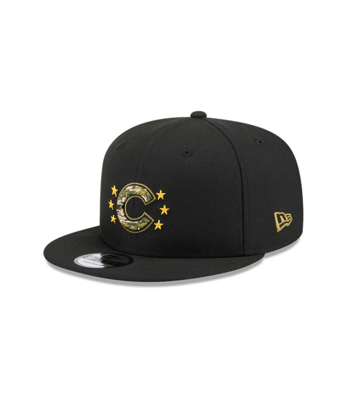 Gorra 9fifty Chicago Cubs MLB Armed Forces Black