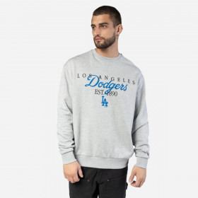 Polera Los Angeles Dodgers MLB Lifestyle Crew Neck Grey