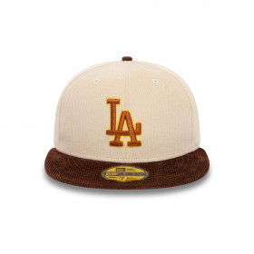 Gorra 59Fifty Los Angeles Dodgers MLB Cord Essentials Beige