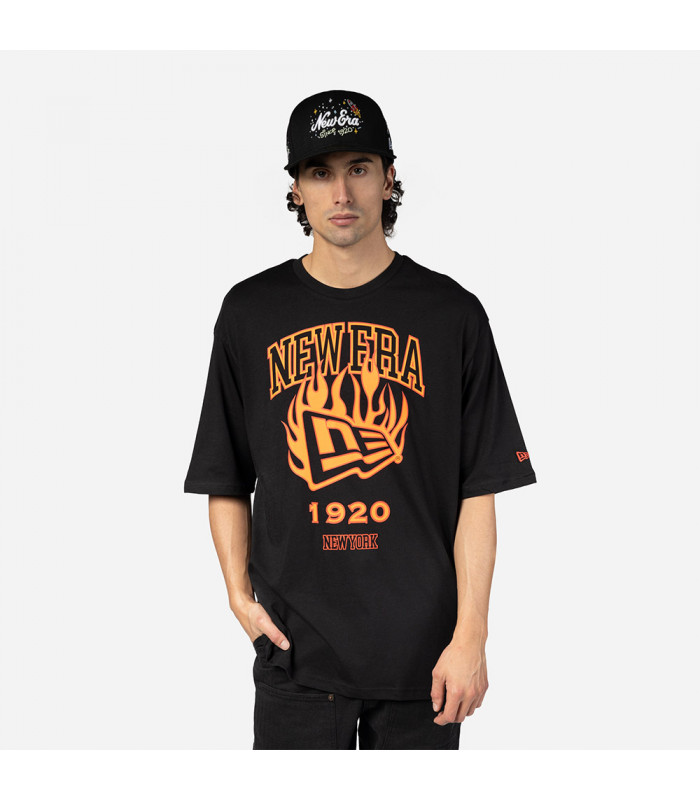 Polo Tee Flag OS NE Flame Black