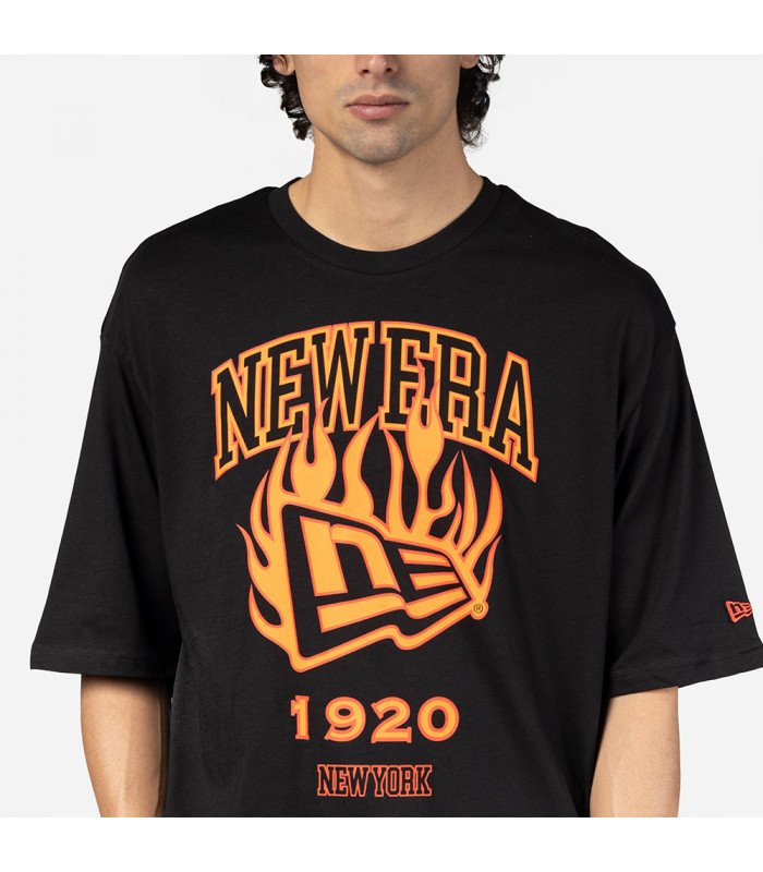 Polo Tee Flag OS NE Flame Black