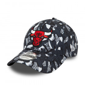 Gorra 9Forty Chicago Bulls Seasonal Print Black