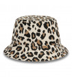 Gorra Adventure Bucket New Era Branded Leopard Light Beige
