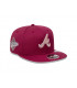 Gorra 9Fifty MLB Atlanta Braves World Series Dark Red