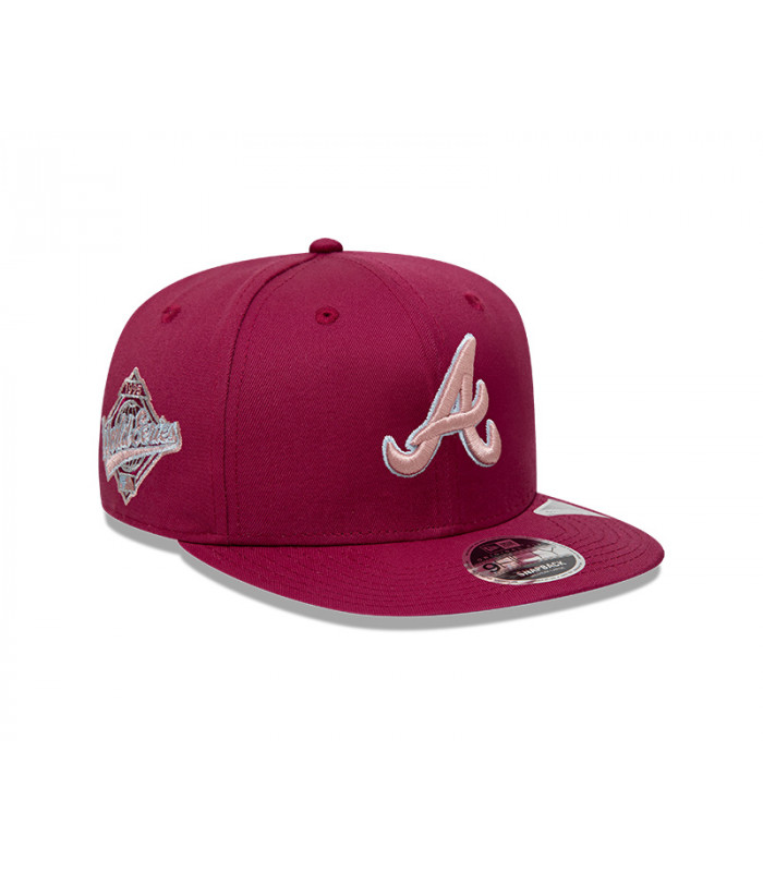 Gorra 9Fifty MLB Atlanta Braves World Series Dark Red