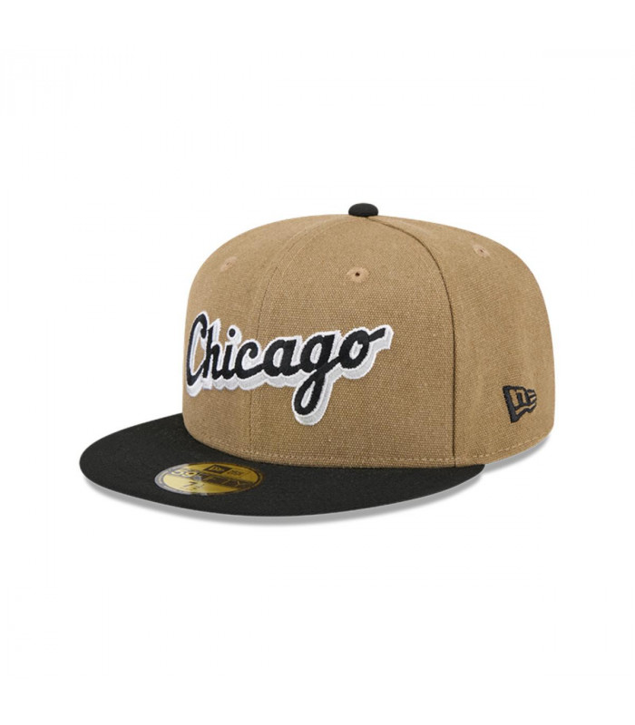 Gorra 59Fifty MLB Chicago White Sox Canvas Crown Beige