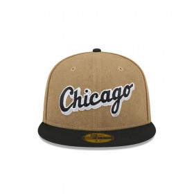 Gorra 59Fifty MLB Chicago White Sox Canvas Crown Beige