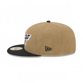 Gorra 59Fifty MLB Chicago White Sox Canvas Crown Beige