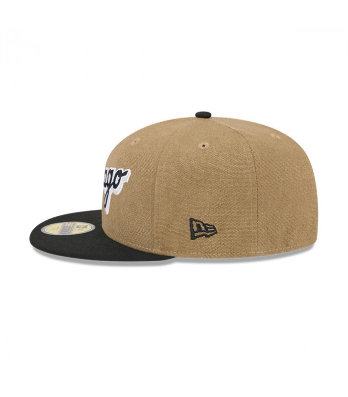 Gorra 59Fifty MLB Chicago White Sox Canvas Crown Beige
