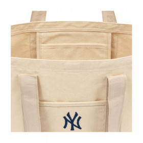 Tote Bags New York Yankees Team Canvas Beige