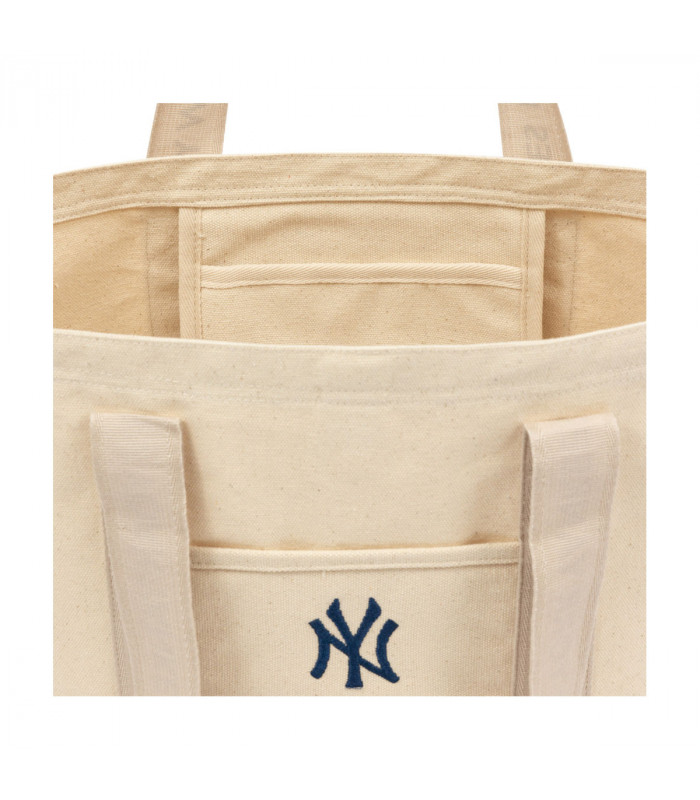 Tote Bags New York Yankees Team Canvas Beige