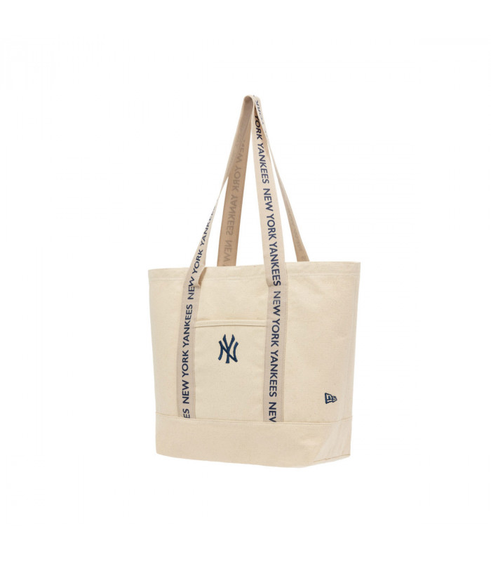 Tote Bags New York Yankees Team Canvas Beige