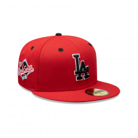 Gorra 59Fifty MLB Los Angeles Dodgers Scarlet Patch Red