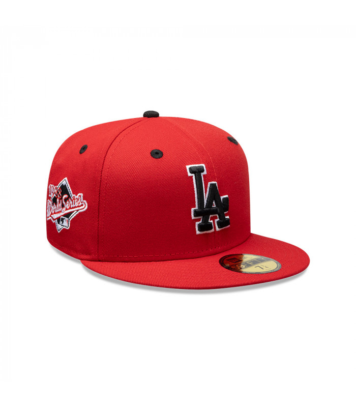 Gorra 59Fifty MLB Los Angeles Dodgers Scarlet Patch Red