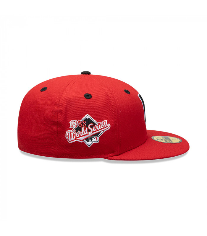 Gorra 59Fifty MLB Los Angeles Dodgers Scarlet Patch Red