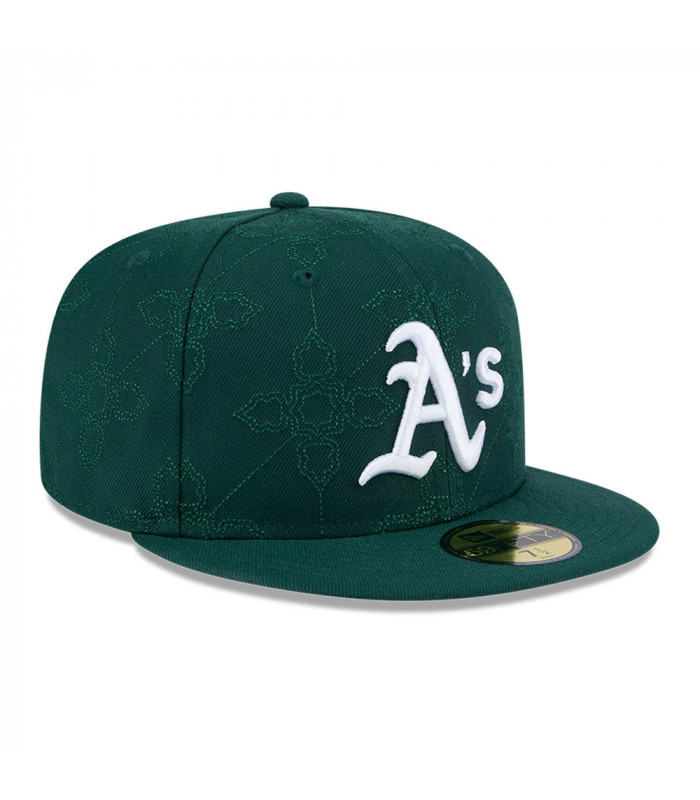 Gorra 59Fifty MLB  Oakland Athletics Otc Pattern Dark Green