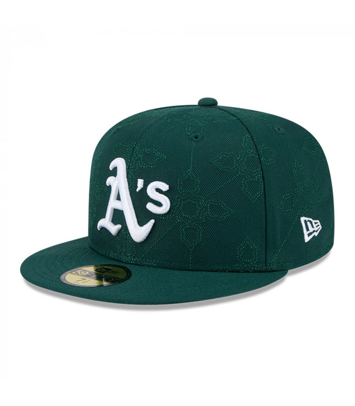 Gorra 59Fifty MLB  Oakland Athletics Otc Pattern Dark Green