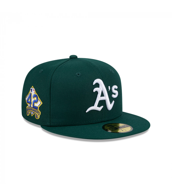 Gorra 59Fifty MLB Oakland Athletics Jackie Robinson Green
