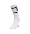 Medias Chicago White Sox Stripe Crew Socks White MLB