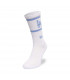 Medias Los Angeles Dodgers Stripe Crew Socks White MLB