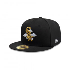 Gorra 59Fifty MLB Chicago White Sox Cloud Black