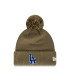 Beanie MLB Los Angeles Dodgers Olive Pom