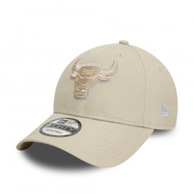 Gorra 9Forty NBA  Chicago Bulls Team Outline Light Beige