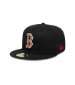 Gorra 59Fifty MLB  Boston Red Sox Floral Infilled Black
