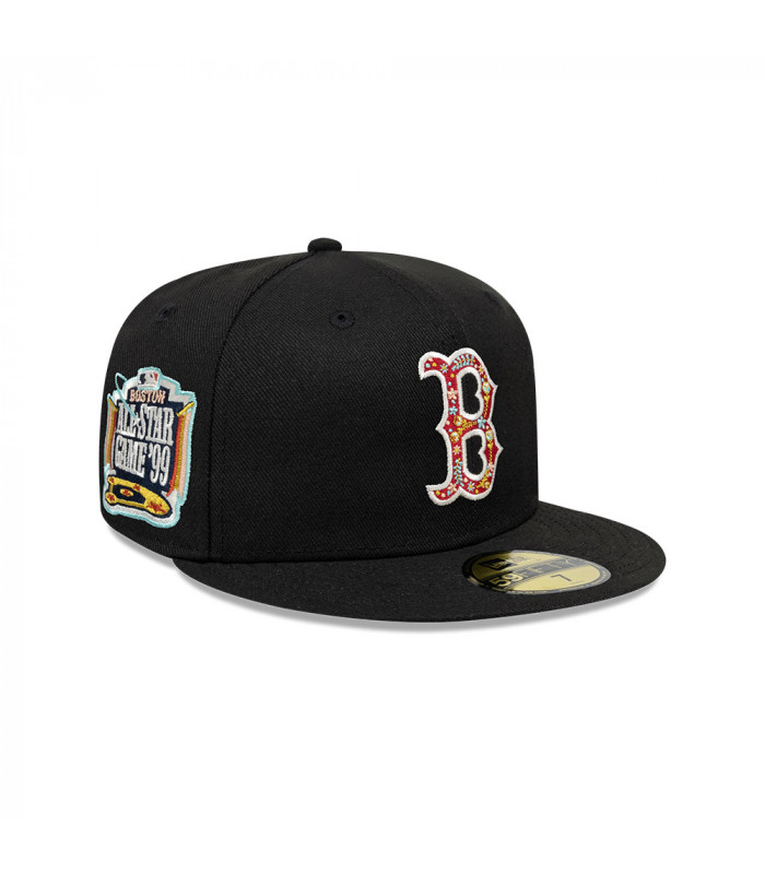 Gorra 59Fifty MLB  Boston Red Sox Floral Infilled Black