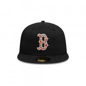 Gorra 59Fifty MLB  Boston Red Sox Floral Infilled Black