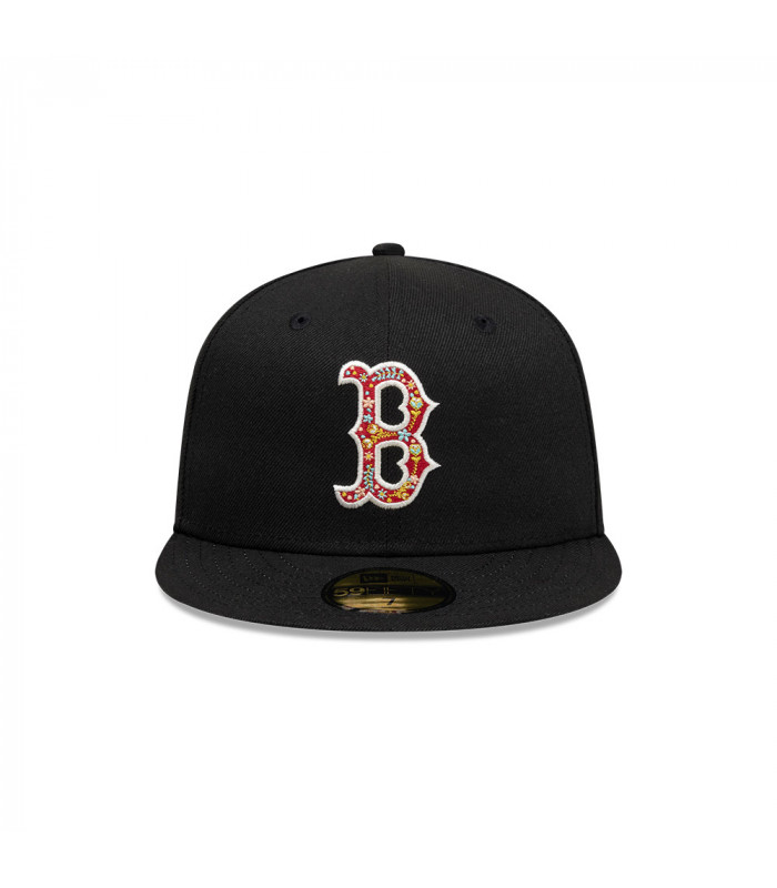 Gorra 59Fifty MLB  Boston Red Sox Floral Infilled Black