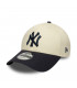 Gorra 9Forty MLB  New York Yankees Colour Block Light Beige