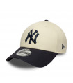 Gorra 9Forty MLB  New York Yankees Colour Block Light Beige