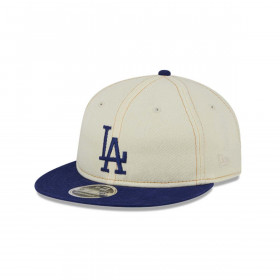 Gorra RC950 Los Angeles Dodgers Chrome Denim Beige MLB