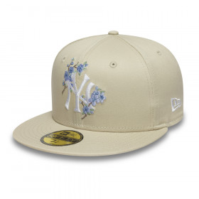 Gorra 59Fifty MLB  New York Yankees Mlb Floral Light Beige