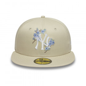 Gorra 59Fifty MLB  New York Yankees Mlb Floral Light Beige