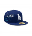 Gorra 59Fifty MLB  Los Angeles Dodgers Tonal Wave Dk Blue