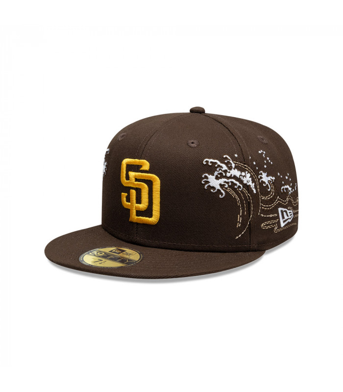 Gorra 59Fifty MLB  San Diego Padres Tonal Wave Dark Brown